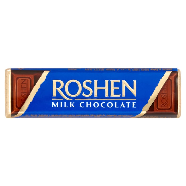 Шоколадово блокче с млечен пълнеж, Roshen, 43гр