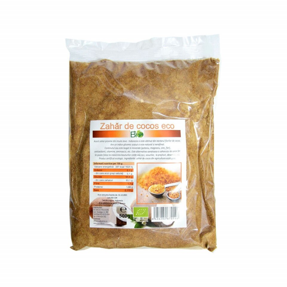 Zahar de cocos, BIO 500g