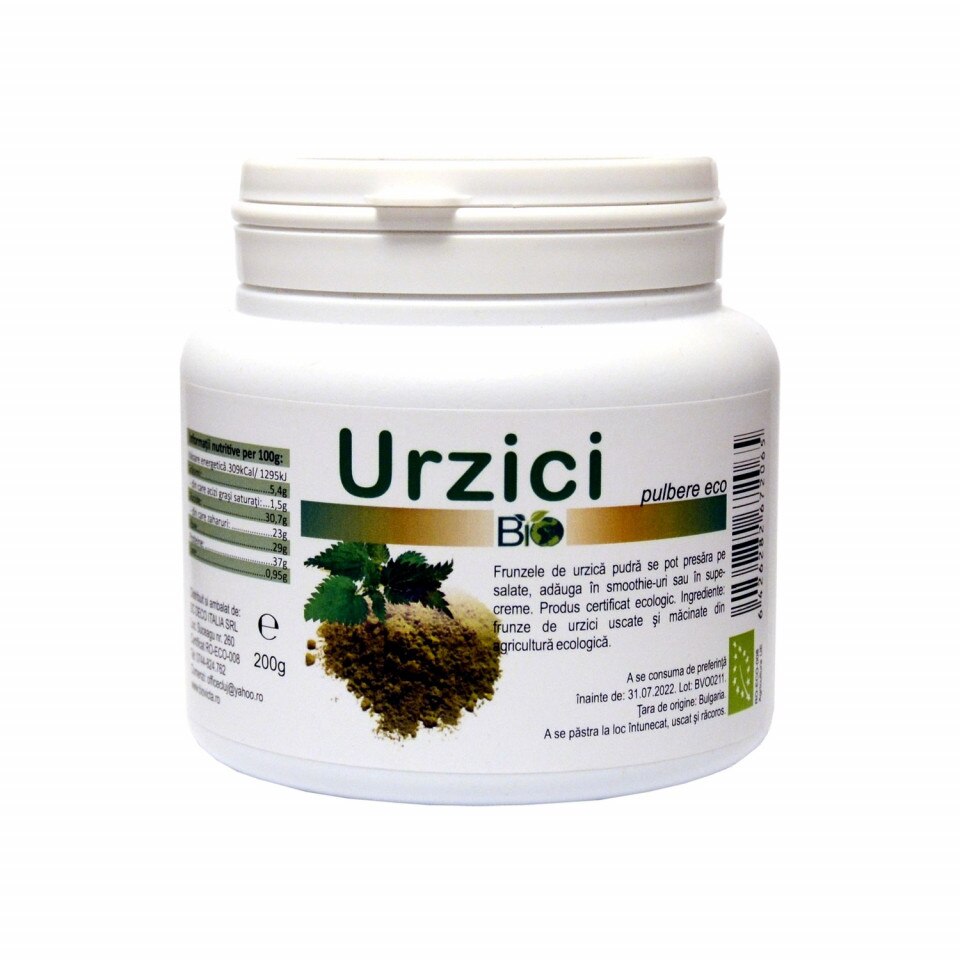 Urzici frunze pudra Bio Eco 200g