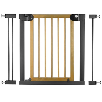 Bariera poarta de siguranta copii, din metal, lemn, pentru usi sau scari, latime reglabila, 104x77 cm Bariera poarta de siguranta copii, din metal, lemn, pentru usi sau scari, latime reglabila, 104x77 cm