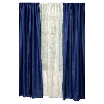 Set doua draperii 140X245cm si perdea 300X245cm by Liz Line-SDP89 Set doua draperii 140X245cm si perdea 300X245cm by Liz Line-SDP89