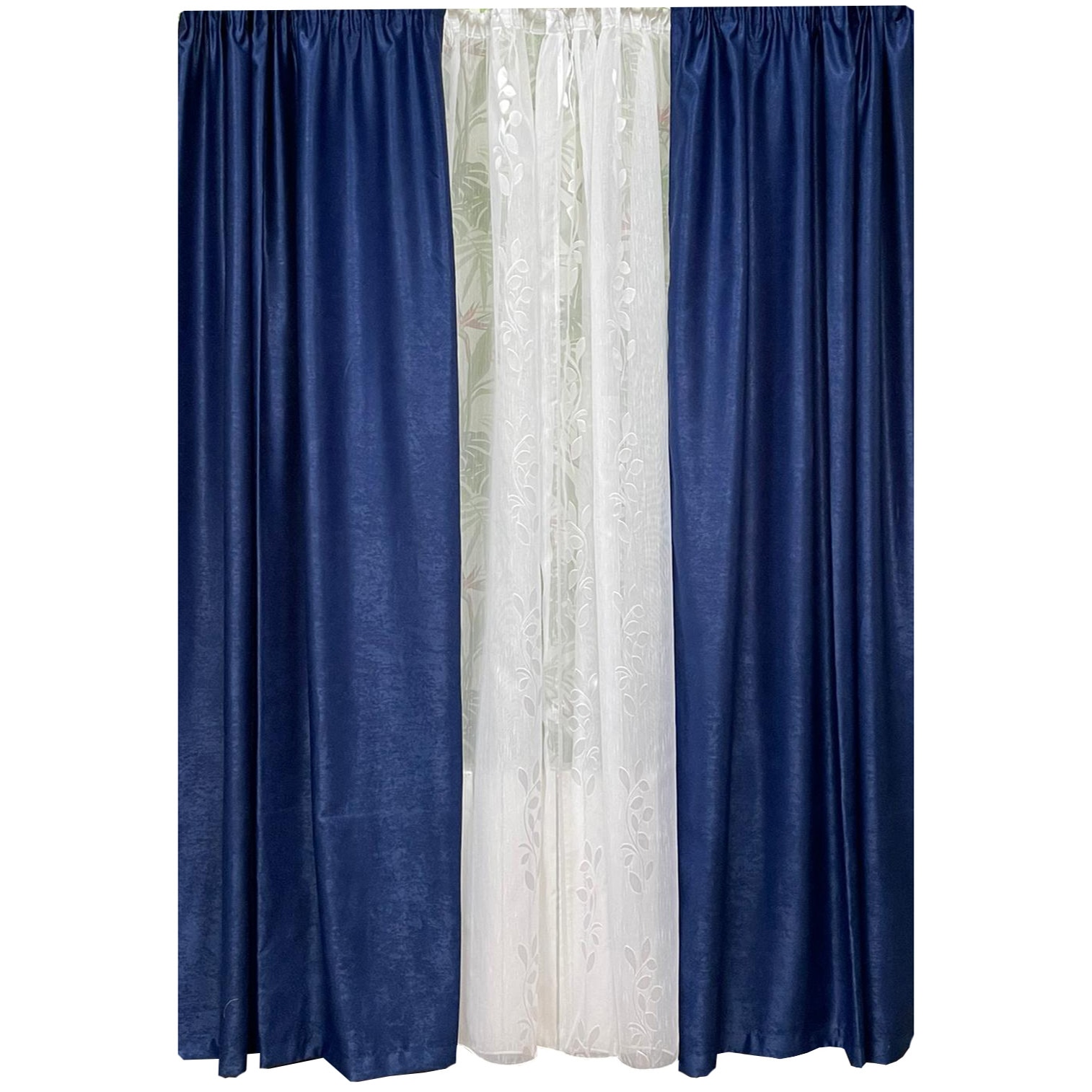 Set doua draperii 140X245cm si perdea 300X245cm by Liz Line-SDP88