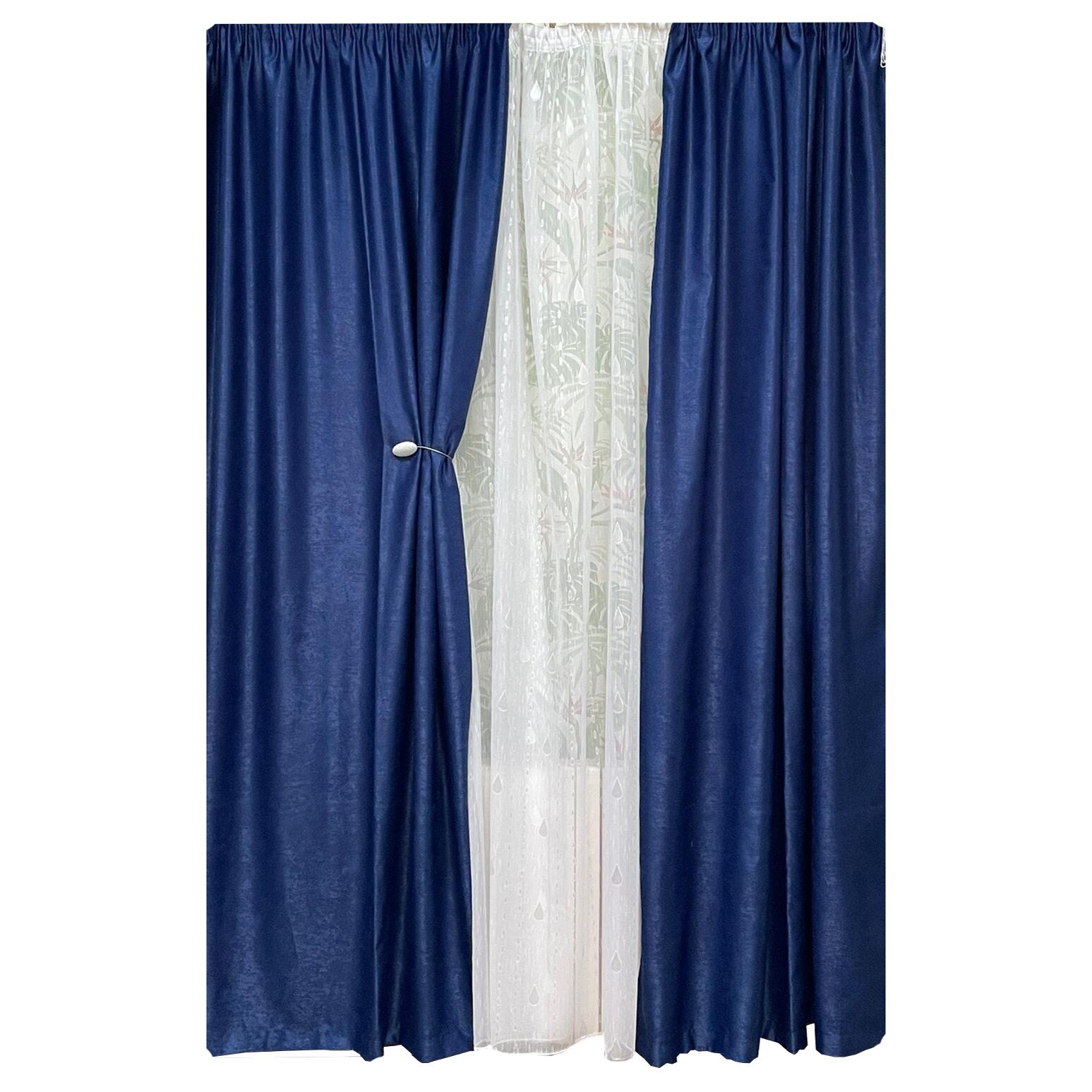 Set doua draperii 140X245cm si perdea 300X245cm by Liz Line-SDP91