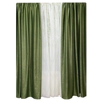 Set doua draperii 140X245cm si perdea 300X245cm by Liz Line-SDP93 Set doua draperii 140X245cm si perdea 300X245cm by Liz Line-SDP93
