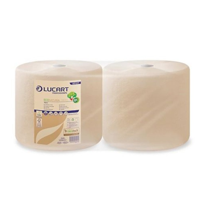 Prosop hartie 3 straturi, 200 m, Lucart Econatural 3.800, 2/bax