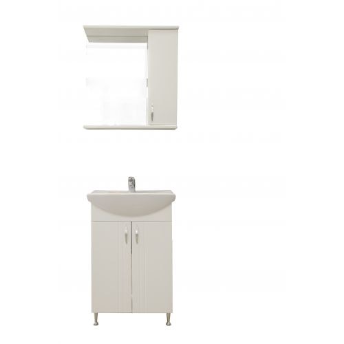 Mobilier+oglinda baie Bella 60 CM Alb