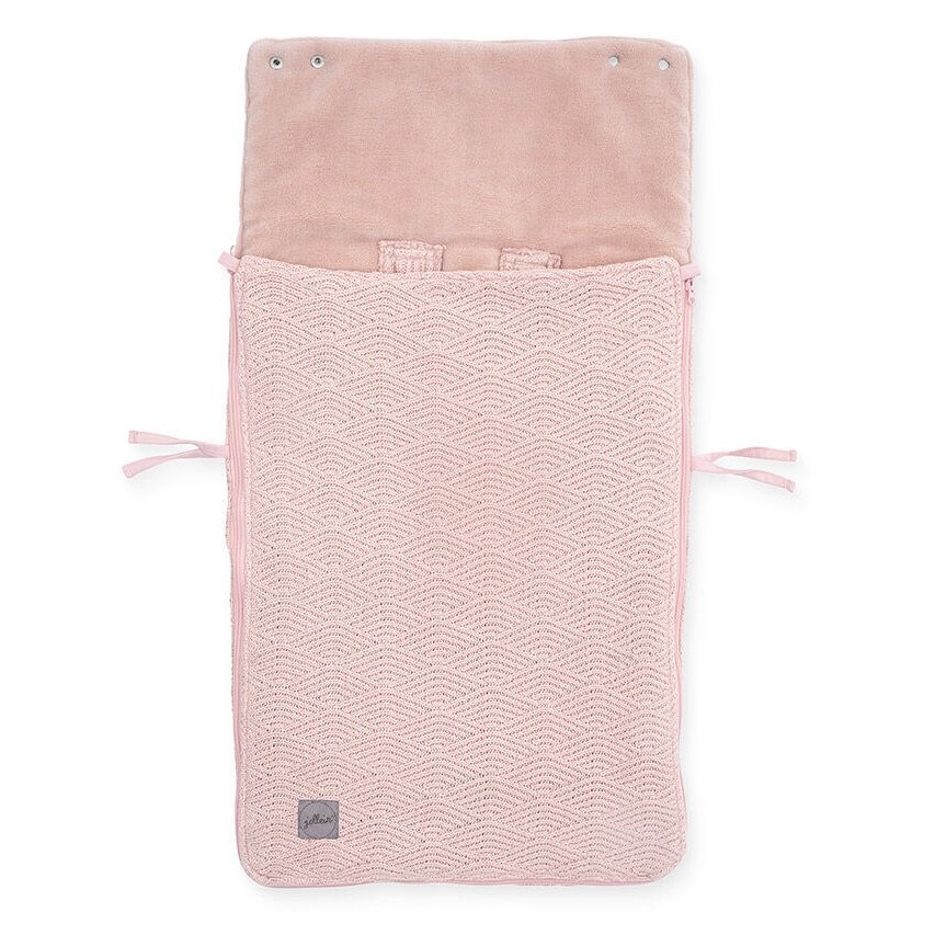 Husa picioare tricot bebelusi, Jollein River, 3/5, roz