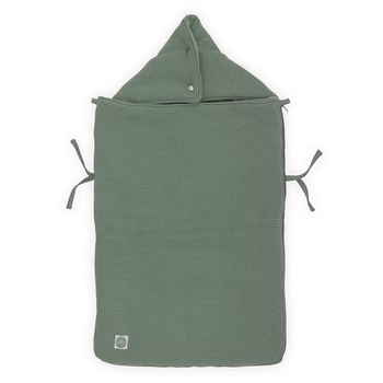 Husa picioare bebelusi, Jollein Basic Knit, 3/5, verde Husa picioare bebelusi, Jollein Basic Knit, 3/5, verde