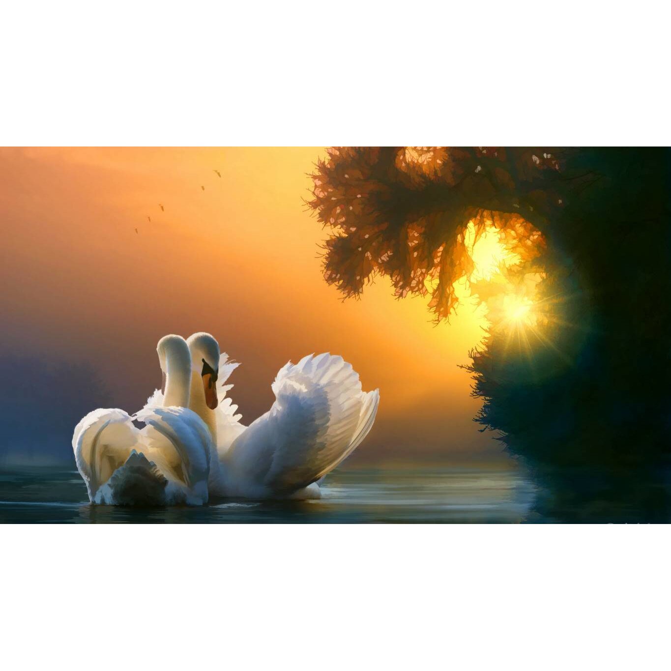 Tablou canvas 50x35 cm, Animale model 128