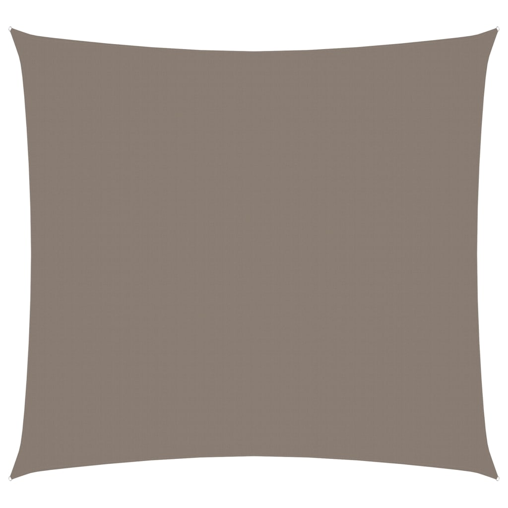 Copertina parasolar vidaXL, Tesatura oxford cu invelis din PU, 3 x 3 m, Gri Taupe