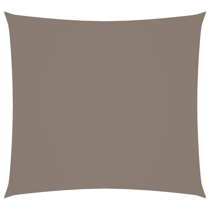 Panza parasolar vidaXL, 2.5 x 2.5 m, Taupe