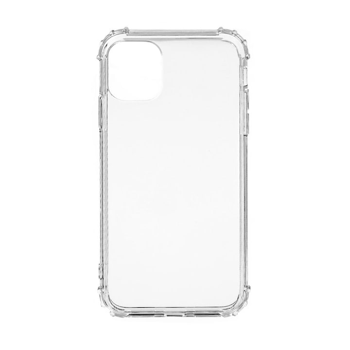 Противоударен калъф BestCase, Съвместим с Apple iPhone 12 Pro Max, Прозрачен, Първокласен силикон, Устойчивост