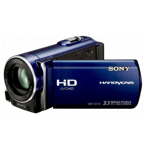 Camera video Sony Handycam HDR-CX 115/L, Albastru - eMAG.ro