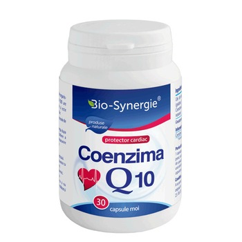 Supliment alimentar, Coenzima Q10 Bio-Synergie 30 mg 30 capsule Supliment alimentar, Coenzima Q10 Bio-Synergie 30 mg 30 capsule