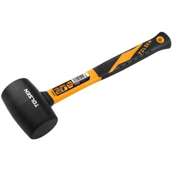 Ciocan de cauciuc 675 g, maner din fibra de sticla, Tolsen Ciocan de cauciuc 675 g, maner din fibra de sticla, Tolsen