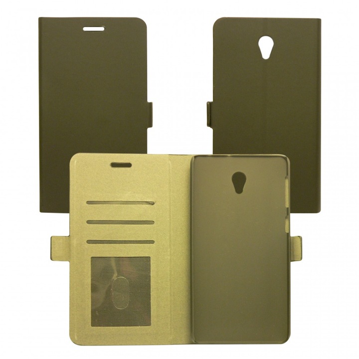 Cellect Huawei Y360 Book Cover oldalra nyíló tok, Fekete