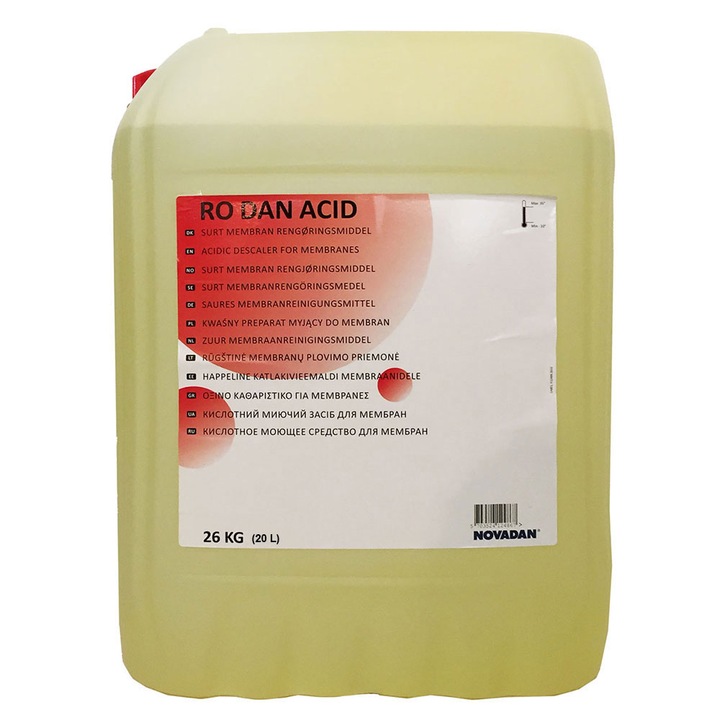 Киселинен декалцифициращ препарат за мембрани в млечната промишленост, Novadan RO DAN ACID, 26KG