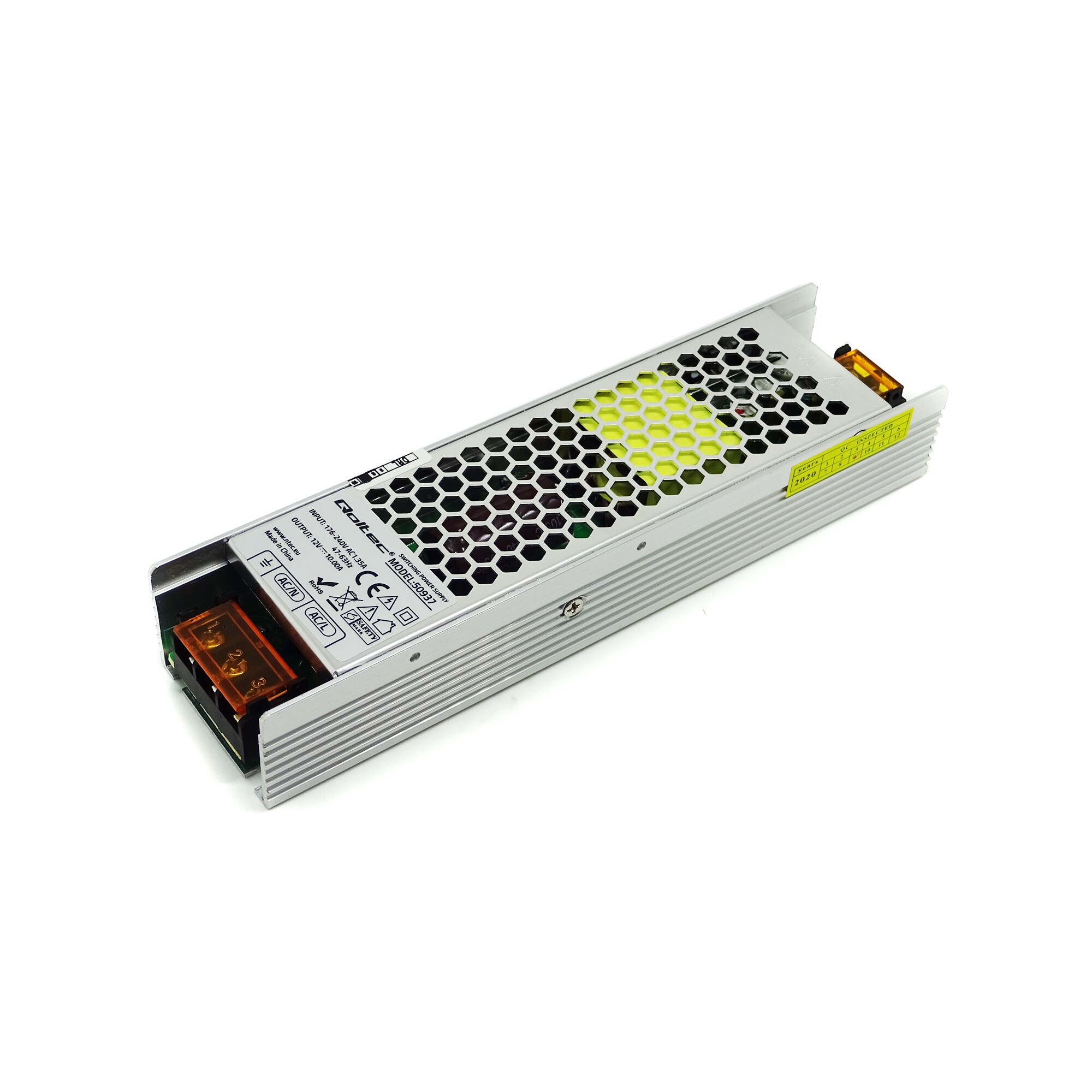 Driver pentru instalatii LED, panouri, Qoltec, 12V, 10A, 120W