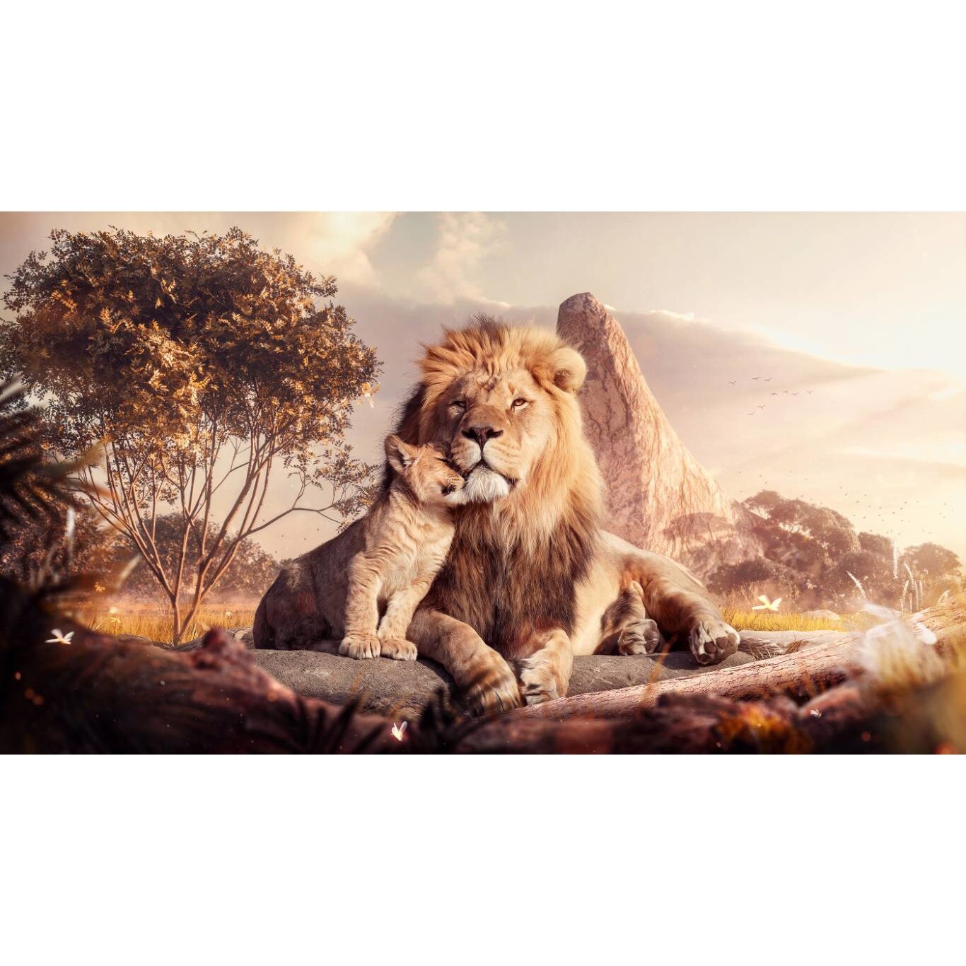 Tablou canvas 75x50 cm, Animale model 376