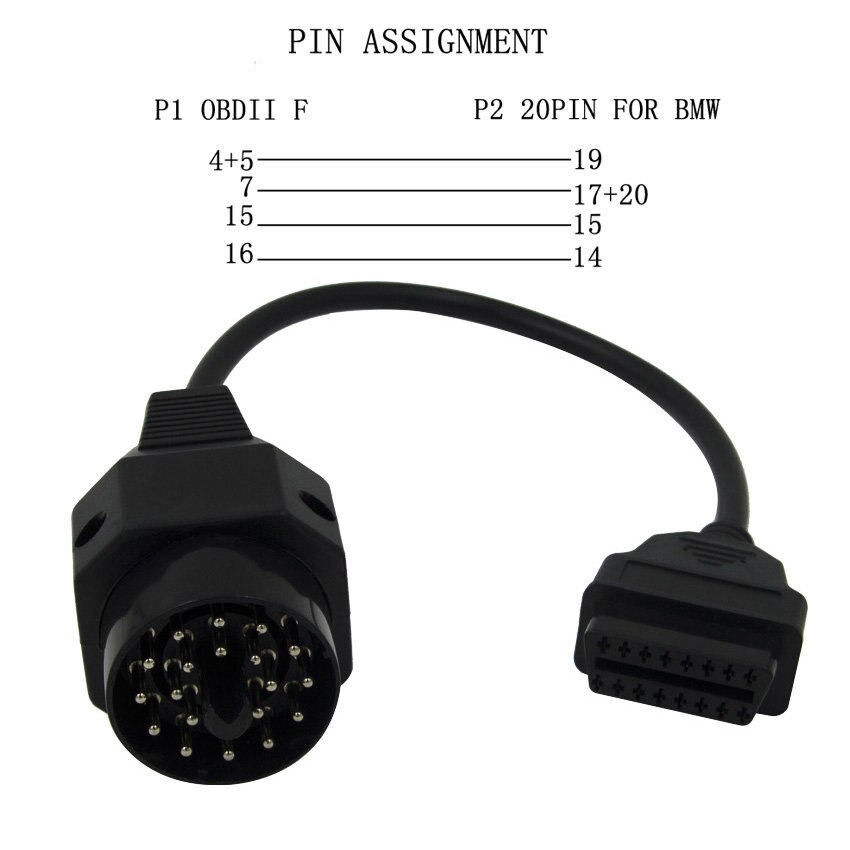 Распиновка бмв 20 пин