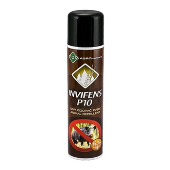 Spray repelent concentrat impotriva mistretilor, caprioarelor, muflonilor, vulpilor, jderilor Invifens P10 For, miros intepator intens, suficient pentru 6.3 ha, 200 ml Spray repelent concentrat impotriva mistretilor, caprioarelor, muflonilor, vulpilor, jderilor Invifens P10 For, miros intepator intens, suficient pentru 6.3 ha, 200 ml