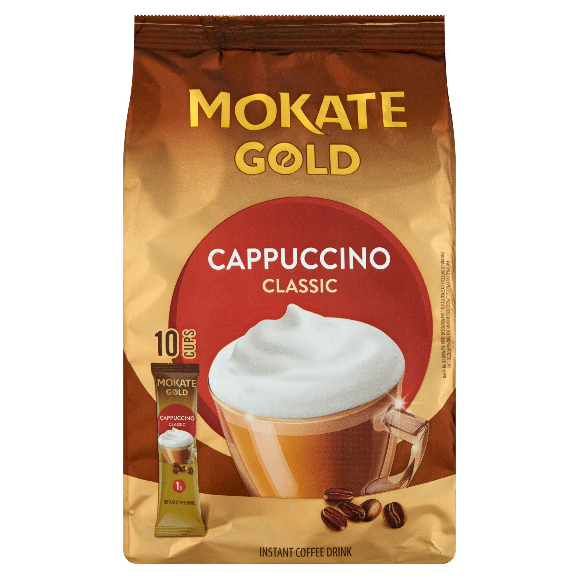 Mokate Gold Cappuccino Instant Kávé, Classic, 10x14 G - EMAG.hu