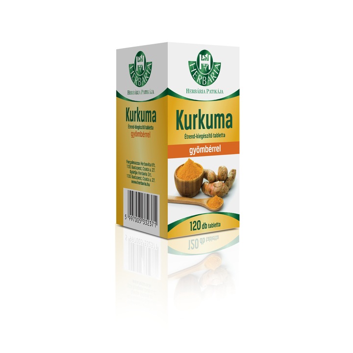 Kurkuma-gyömbér tabl. 120 db