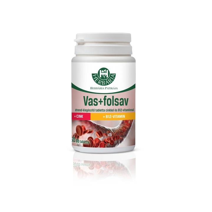 Vas + folsav tabl. 60 db