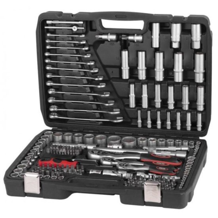 Strend Pro Cső- és Kulcskészlet, 215 darab