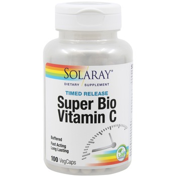 Supliment alimentar Super Bio Vitamin C Solaray, 100 capsule Secom Supliment alimentar Super Bio Vitamin C Solaray, 100 capsule Secom