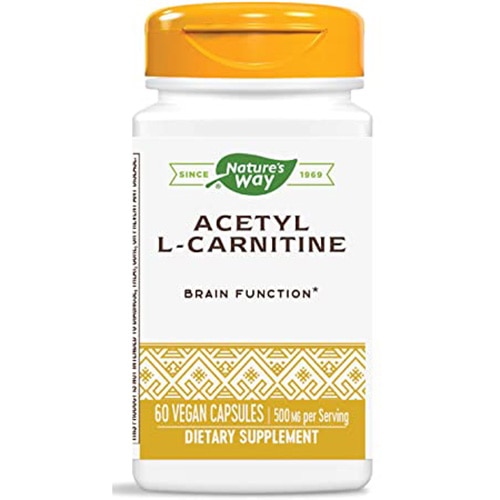 Supliment alimentar Acetyl L-Carnitine Nature's Way, 60 capsule Secom