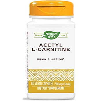 Supliment alimentar Acetyl L-Carnitine Nature's Way, 60 capsule Secom Supliment alimentar Acetyl L-Carnitine Nature's Way, 60 capsule Secom