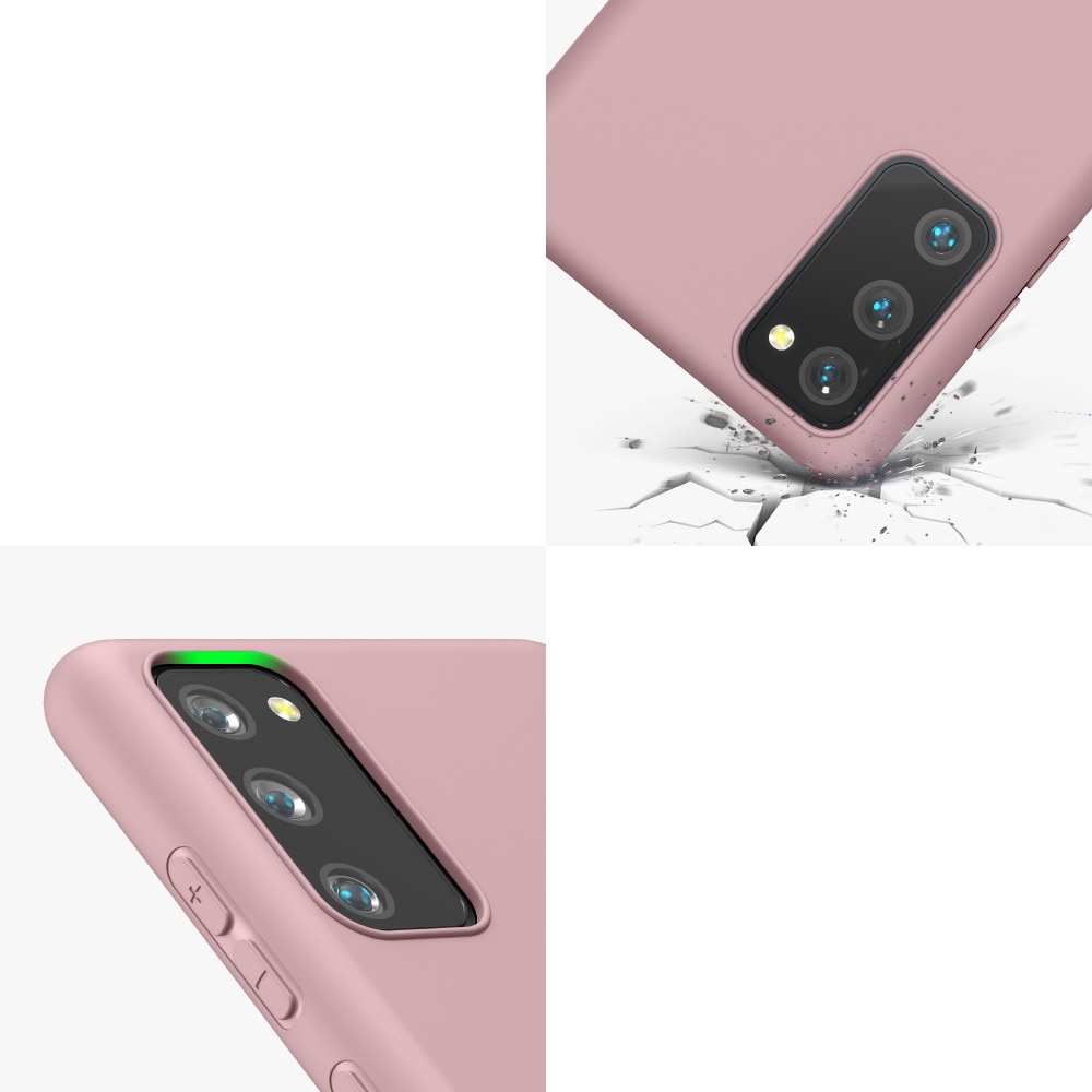 Husa pentru Samsung Galaxy S20 FE, Silicon, Roz, BzStore