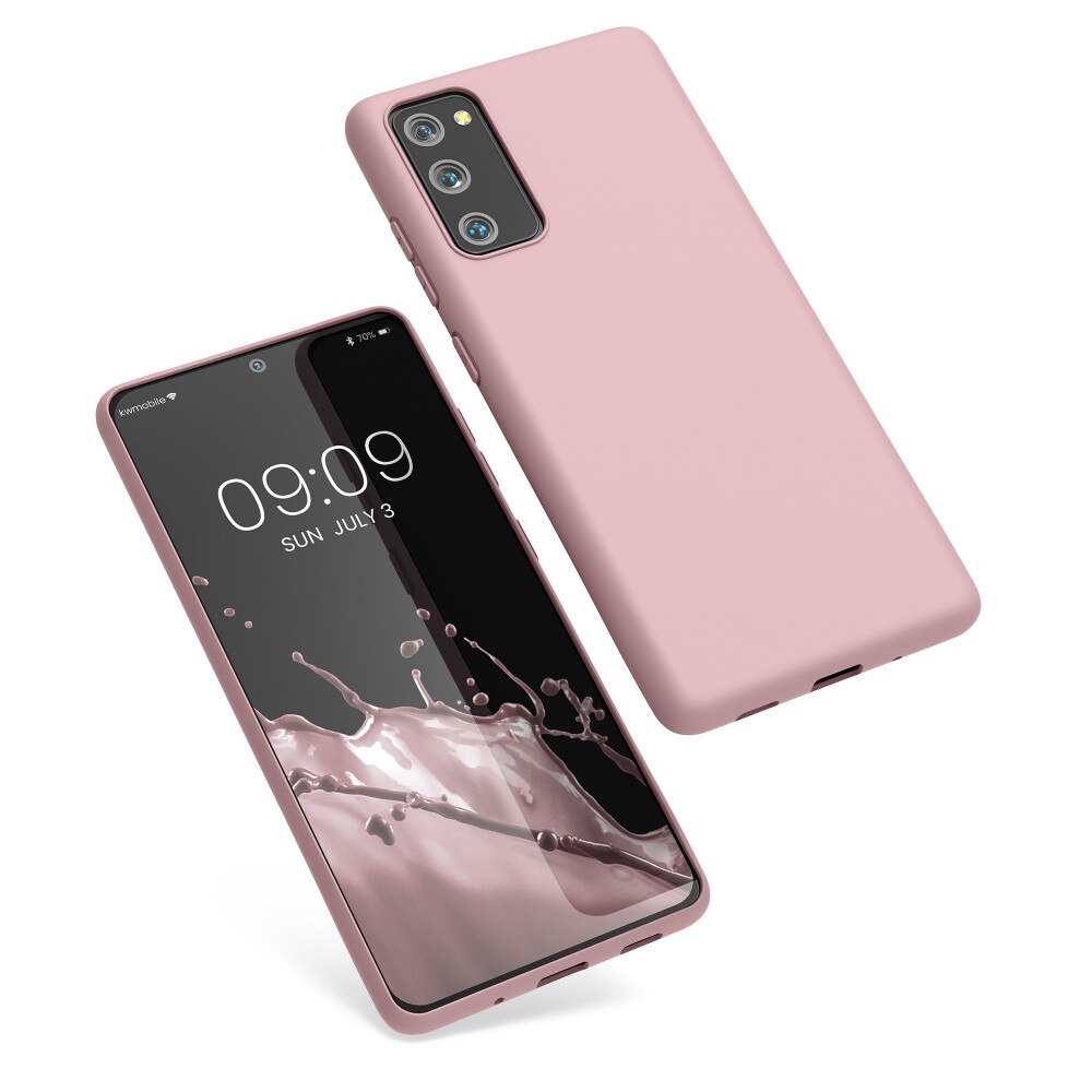Husa pentru Samsung Galaxy S20 FE, Silicon, Roz, BzStore