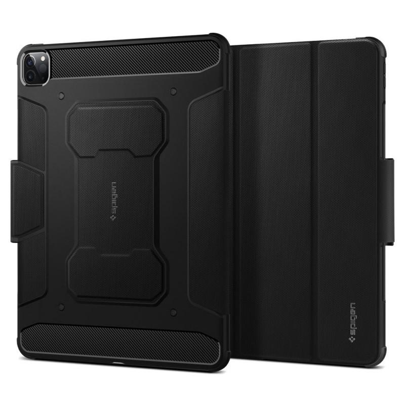 Husa Spigen Rugged Armor Pro compatibila cu iPad Pro 12.9 inch (2021) Black