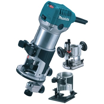 Masina de frezat verticala unimanuala Makita RT0700CX2, 710 W, 10.000-30.000 ROM, 0-35 mm adancime frezare, 6/8 mm diametru bucsa prindere, 4 m lungime cablu Masina de frezat verticala unimanuala Makita RT0700CX2, 710 W, 10.000-30.000 ROM, 0-35 mm adancime frezare, 6/8 mm diametru bucsa prindere, 4 m lungime cablu