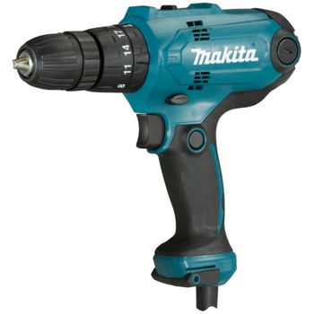 Masina de gaurit si insurubat (bormasina) cu percutie Makita HP0300, 320 W, 230 V, 2 trepte viteza, 1500 RPM, 22.500 BPM, 21/56 Nm Masina de gaurit si insurubat (bormasina) cu percutie Makita HP0300, 320 W, 230 V, 2 trepte viteza, 1500 RPM, 22.500 BPM, 21/56 Nm