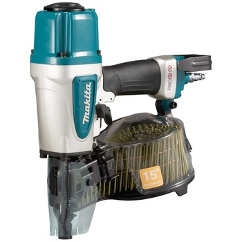 Pistol pneumatic pentru constructii Makita AN613, 32-65 mm lungime cui, 2.3-2.5 mm diametru cui, 200-300 magazie cuie, reglare adancime, pentru lemn, podele, placari de fatada, imbinari acoperisi Pistol pneumatic pentru constructii Makita AN613, 32-65 mm lungime cui, 2.3-2.5 mm diametru cui, 200-300 magazie cuie, reglare adancime, pentru lemn, podele, placari de fatada, imbinari acoperisi