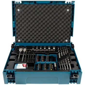 Set 69 accesorii Makita B-49638, biti, adaptor biti, burghie mixte, tubulare Set 69 accesorii Makita B-49638, biti, adaptor biti, burghie mixte, tubulare