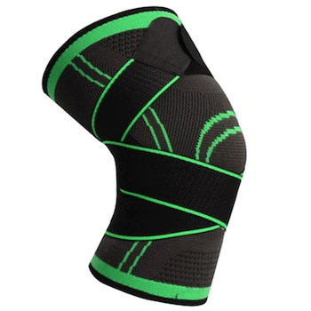 Genunchiera elastica ajustabila, Orteza genunchi cu bretele elastice, bandaj pentru genunchi cu compresie respirabila marca Jetitude™,1 Bucata Verde cu Negru Marime XL Genunchiera elastica ajustabila, Orteza genunchi cu bretele elastice, bandaj pentru genunchi cu compresie respirabila marca Jetitude™,1 Bucata Verde cu Negru Marime XL