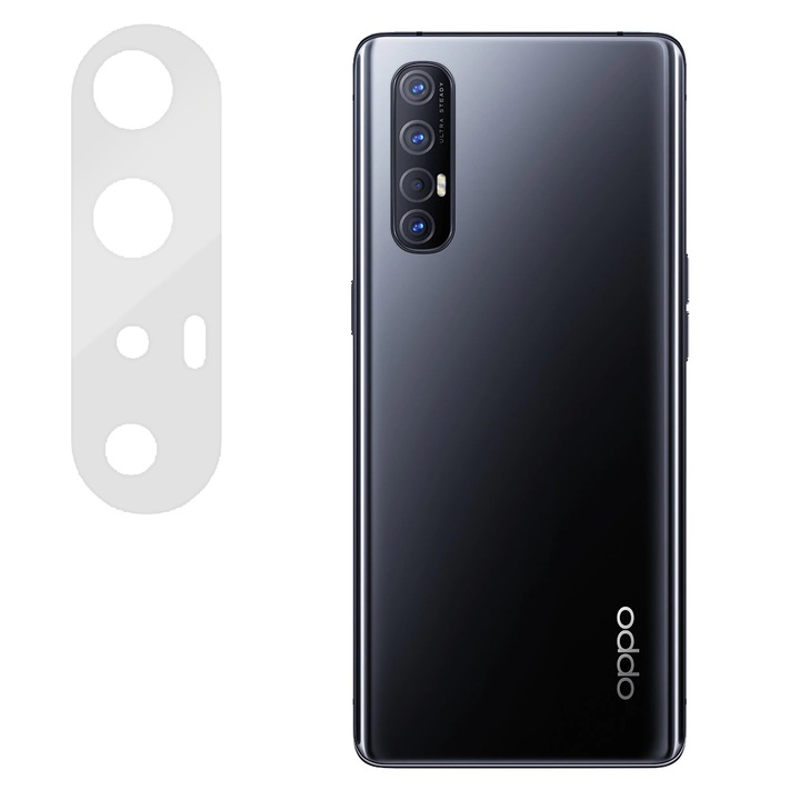 Комплект от 3 фолиа SILKASE за Oppo Find X2 Neo, защита на камерата, възобновяем силикон