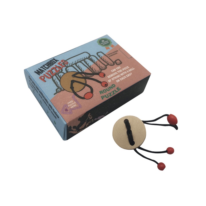 Joc de inteligenta Matchbox Puzzle ROUND PUZZLE