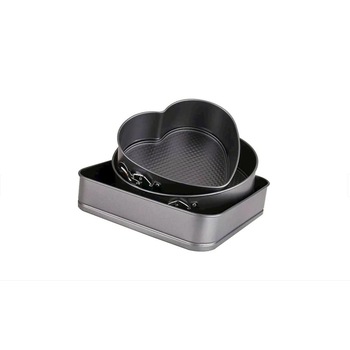 Set 3 Tavi Copt Fund Detasabil Forma Rotunda,Forma Inima Si Forma Patrata Set 3 Tavi Copt Fund Detasabil Forma Rotunda,Forma Inima Si Forma Patrata