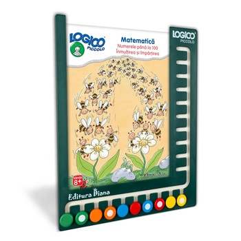 LOGICO-SET CU TABLITA - Matematica - Numerele pana la 100 Inmultirea si impartirea LOGICO-SET CU TABLITA - Matematica - Numerele pana la 100 Inmultirea si impartirea