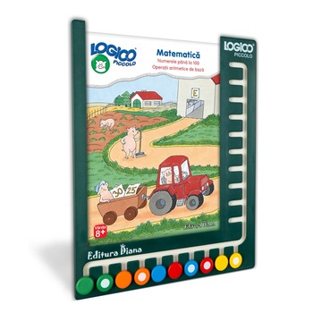 LOGICO-SET CU TABLITA - Matematica - Numere pana la 100 operatiuni de baza LOGICO-SET CU TABLITA - Matematica - Numere pana la 100 operatiuni de baza