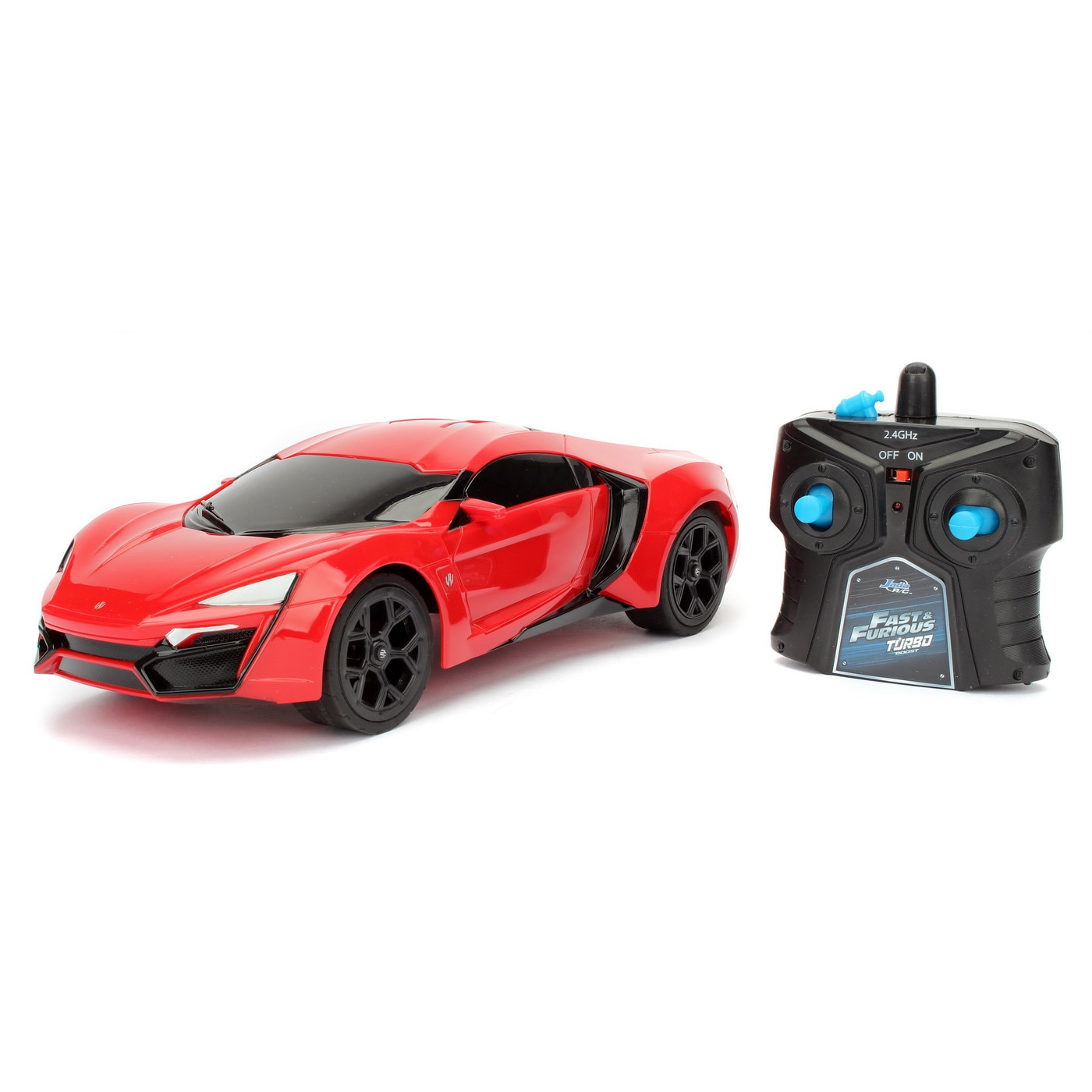 Masinuta Metalica Cu Telecomanda Fast Furious Rc Lykan Hypersport Scara 1:16