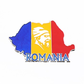 Magnet de frigider, harta Romaniei, 7.2 x 5 cm Magnet de frigider, harta Romaniei, 7.2 x 5 cm