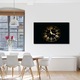 Tablou Canvas Fosforescent, Luminos in Intuneric, Premium, Art Star, Ceas iluminat, Vintage, Panza pe cadru de lemn, Decoratiuni Moderne pentru Casa, 20 x 30 cm
