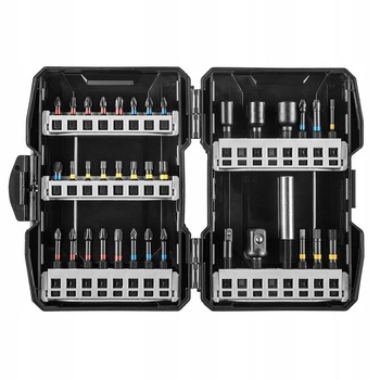 Trusa varfuri, biti, de impact, 36 buc, 25-50 mm, Graphite Trusa varfuri, biti, de impact, 36 buc, 25-50 mm, Graphite
