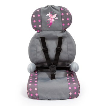 Scaun de masina pentru papusi Bayer, Gri, 25 x 21 x 40 cm Scaun de masina pentru papusi Bayer, Gri, 25 x 21 x 40 cm